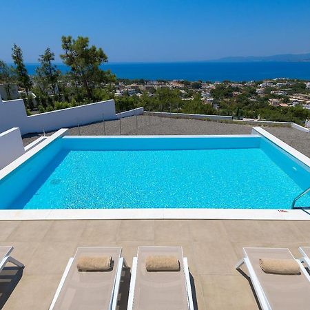 Villa Dione In Pefkos, Lindos Area Eksteriør bilde